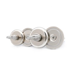 36mm - 50kg - ímã de recuperação de neodímio - detector de metais - gancho de garra