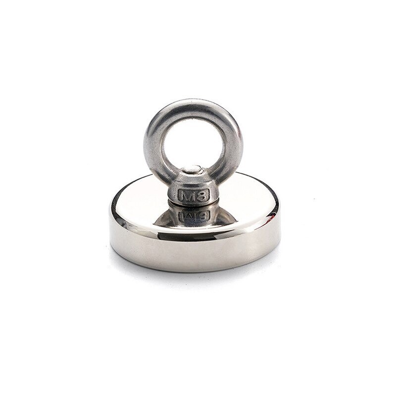 36mm - 50kg - ímã de recuperação de neodímio - detector de metais - gancho de garra