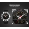 NAVIFORCE - relógio esportivo moderno - quartzo - analógico - pulseira de couro - à prova d'água