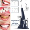 Limpador de dentes elétrico universal - raspador dental ultrassônico - removedor de manchas - clareamento - conjunto 5 em 1