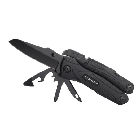 Roxon CM1349 - multiferramenta 14 em 1 - alicate dobrável - faca multiuso - ferramenta de sobrevivência
