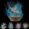 Coral luminoso colorido - planta de silicone artificial