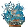 Coral luminoso colorido - planta de silicone artificial