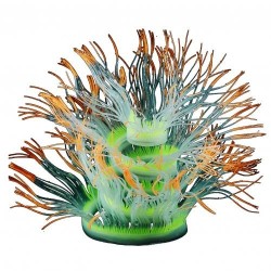 Coral luminoso colorido - planta de silicone artificial
