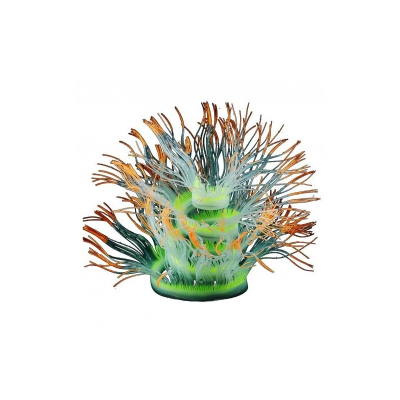 Coral luminoso colorido - planta de silicone artificial