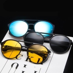 Óculos de sol redondos elegantes - UV 400 - unissex - estilo punk