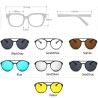 Stylish round sunglasses - UV 400 - unisex - punk styleSunglasses