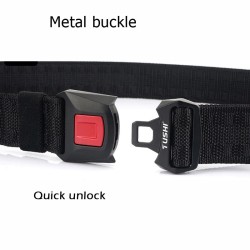Cinto tático elegante - fivela de metal de liberação rápida - nylon