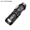 Powerful tactical flashlight - LED - 3 modes - zoomable - 1 - 6 piecesTorches