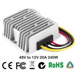 48V a 12V 20AMP 240W Redutor de tensão - conversor abaixador DC