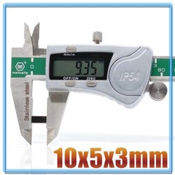 N35 - ímã de neodímio - bloco cubóide - 10 mm * 5 mm * 3 mm - 20 - 500 peças