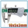 N35 - ímã de neodímio - bloco cubóide - 10 mm * 5 mm * 3 mm - 20 - 500 peças