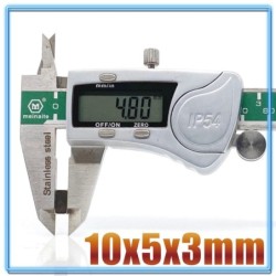 N35 - ímã de neodímio - bloco cubóide - 10 mm * 5 mm * 3 mm - 20 - 500 peças