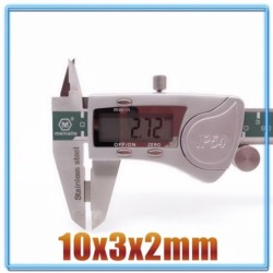 N35 - ímã de neodímio - bloco cubóide - 10mm * 3mm * 2mm - 20 - 1000 peças