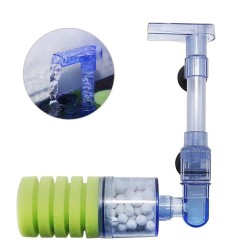 Bomba de ar para aquário - filtro bioquímico - esponja de espuma dupla - ultra silenciosa
