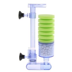 Bomba de ar para aquário - filtro bioquímico - esponja de espuma dupla - ultra silenciosa