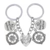 Best Friends & No Matter Where - keychain 2 pcsKeyrings