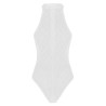 Body sexy transparente - com zíper nas costas
