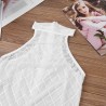 Body sexy transparente - com zíper nas costas
