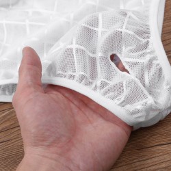 Body sexy transparente - com zíper nas costas