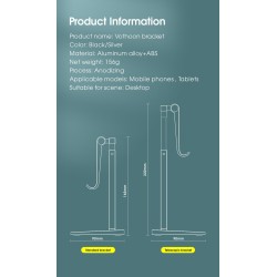 Suporte universal para telefone - suporte ajustável - dobrável