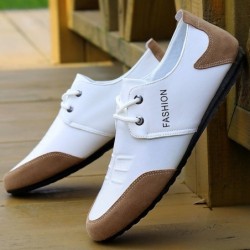 Sapatos masculinos da moda - mocassins - antiderrapantes - couro genuíno
