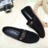 Mocassins masculinos da moda - sapatos de camurça rasos