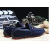 Mocassins masculinos da moda - sapatos de camurça rasos