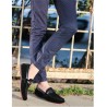 Mocassins masculinos da moda - sapatos de camurça rasos