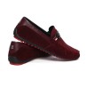 Mocassins masculinos da moda - sapatos de camurça rasos