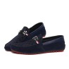 Mocassins masculinos da moda - sapatos de camurça rasos