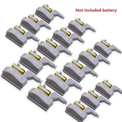 Luz de dobradiça interna - guarda-roupa - armário - lâmpada de indução LED - 16 peças