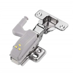 Luz de dobradiça interna - guarda-roupa - armário - lâmpada de indução LED - 16 peças