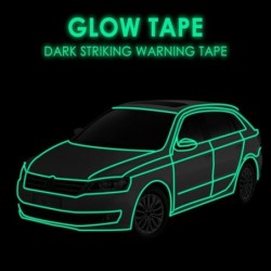 Fita luminosa - fluorescente - fita adesiva de advertência - carros - decoração - arte