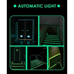 Fita luminosa - fluorescente - fita adesiva de advertência - carros - decoração - arte
