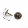Antique brass - upholstery nails - decorative tack stud push pins - 100 piecesFurniture