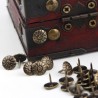 Antique brass - upholstery nails - decorative tack stud push pins - 100 piecesFurniture