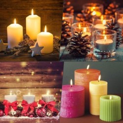 Pavios de velas de algodão - pré-encerados - para fabricação de velas - 100 peças