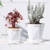 Geometric flower pot - plastic resinGarden