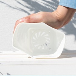 Geometric flower pot - plastic resinGarden
