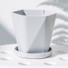 Geometric flower pot - plastic resinGarden