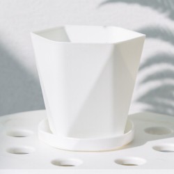 Geometric flower pot - plastic resinGarden
