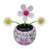Brinquedo movido a energia solar - flor dançante / joaninhas