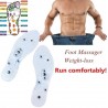 Terapia magnética do pé - palmilhas de silicone - emagrecimento - perda de peso