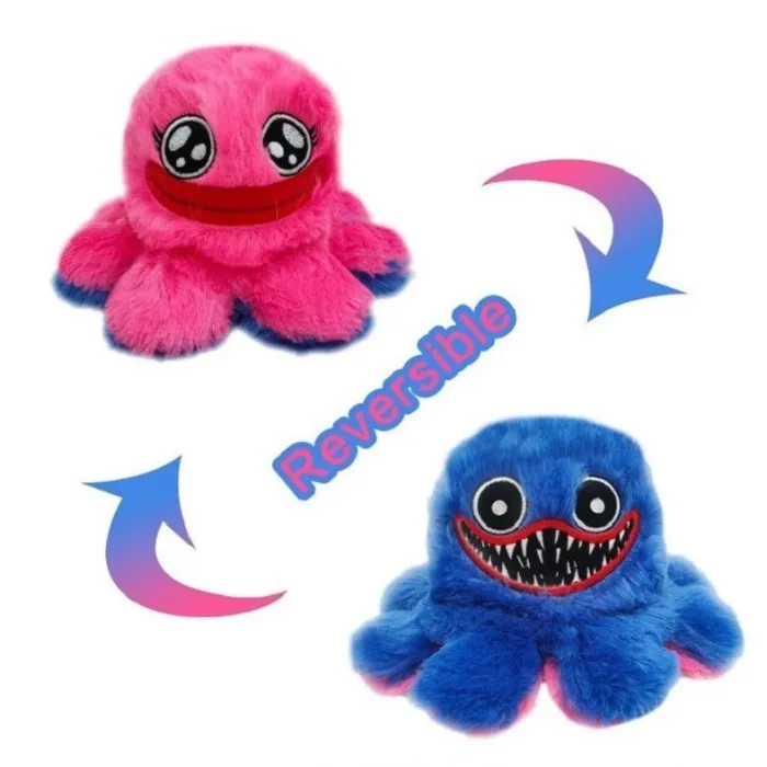 Reversible octopus monster - plush toy - 20 cmCuddly toys