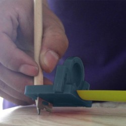 Ferramenta de drywall de corte - guia - suporte de fita métrica - fixação vertical