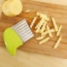 Cortador de batatas - batatas fritas - fabricante de batatas fritas - faca ondulada - aço inoxidável