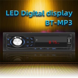 Bluetooth car radio - din 1 - MP3 - AUX - USB - FM - 12VDin 1