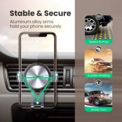Ugreen - suporte para telefone - para saída de ar do carro - com trava automática - ajustável