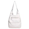 Bolsa de couro multifuncional - mochila - grande capacidade